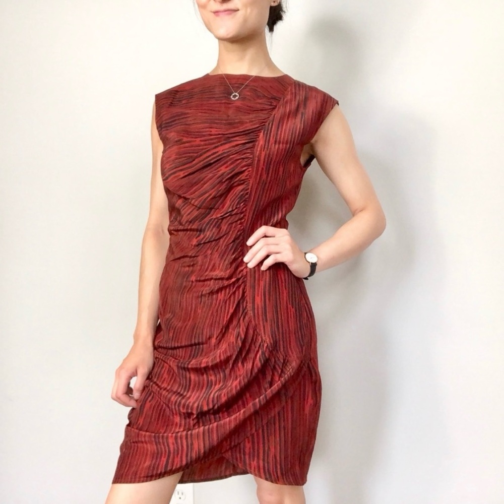 No.6 store asymmetric silk dress